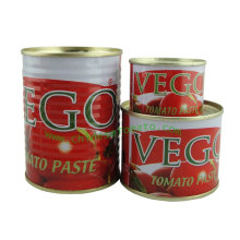 Pâte De Tomate En Conserve (Pâte De Tomate En Conserve, 70 g, 210 g, 400 g) De Chine